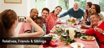 Relatives, Friends & Siblings